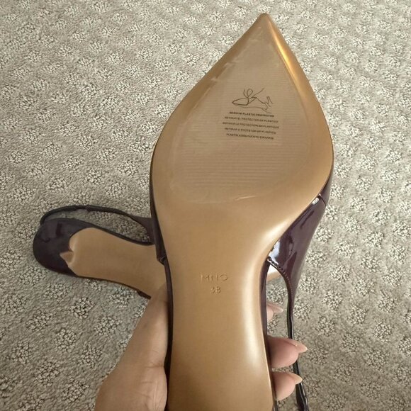 Mango Women's Burgundy and Purple Courts - Picture 3 of 3